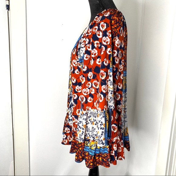 Westport Printed Flare Top - Picture 6 of 11